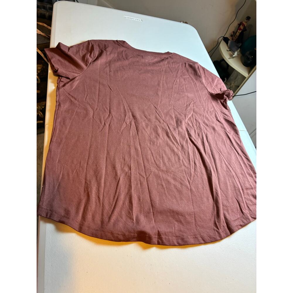 Peanuts Snoopy Woodstock Fall Leaves Graphic T Shirt Brown Adult Large 2025 - Picture 6 of 7